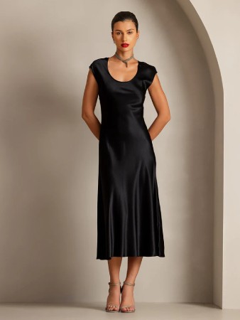 SILKSILKY 19Momme Silk Casual Sleeveless Dress