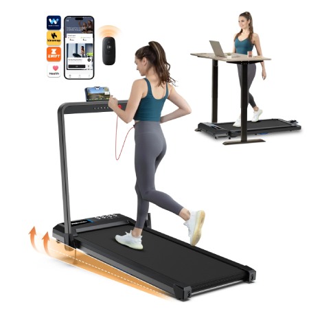 Wellfit 2 in 1 Folding 10% Incline Treadmill