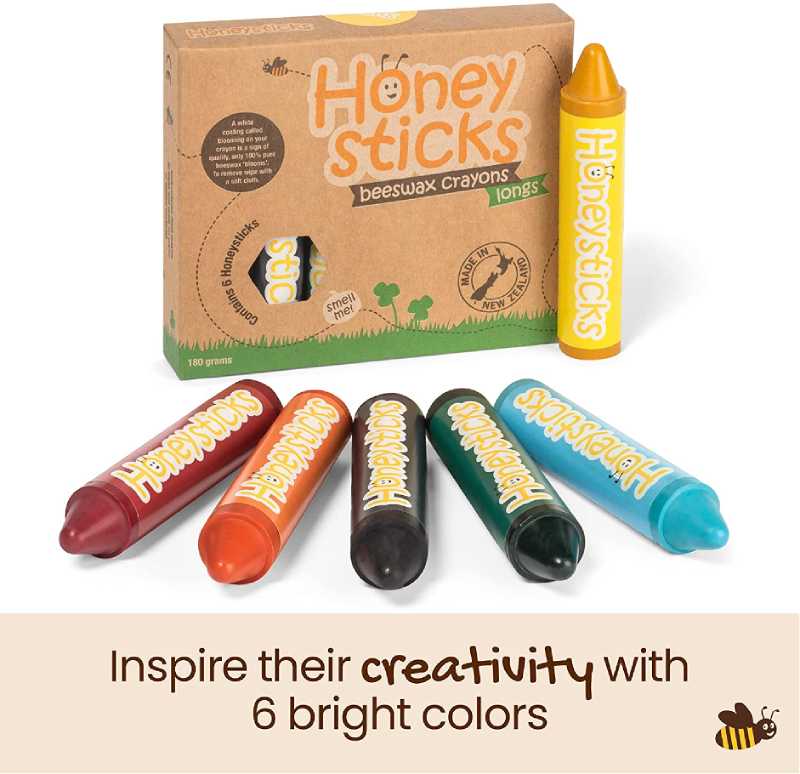 Honeysticks Natural Beeswax Crayons