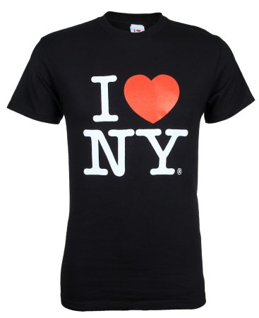 Grand Slam New York Black I Love NY Tee Shirt