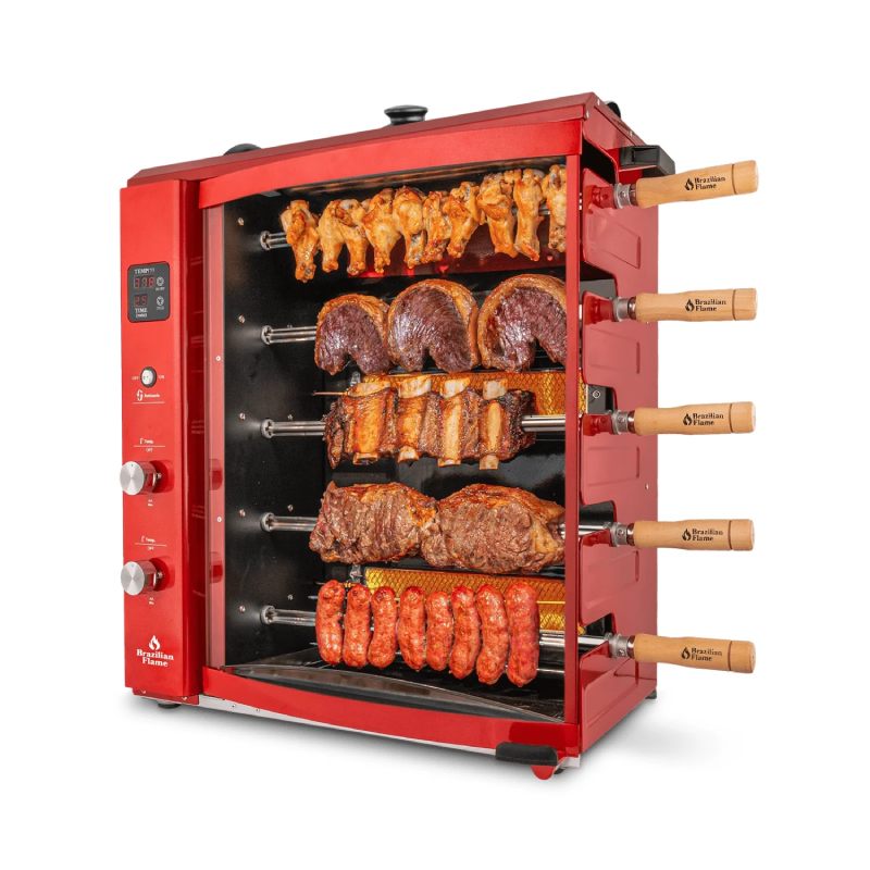 Brazilian Flame Rotisserie Gas Grill