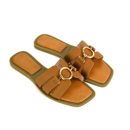 XY London Char Slip On Flat