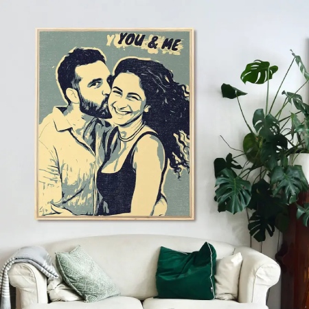 Lime & Lou Custom Pop Art Canvas