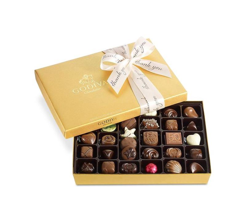 Belgian chocolate gift box by Godiva