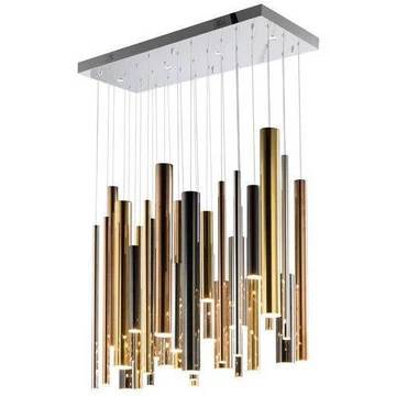 Top Modern LED Cylinder Linear Island Pendant