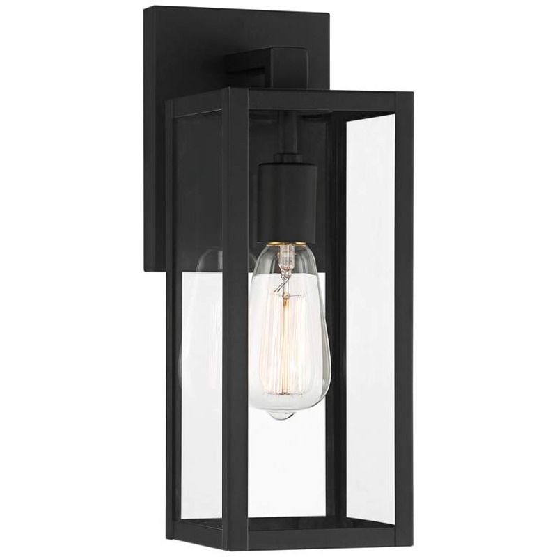 High Mystic Black Outdoor Wall Light