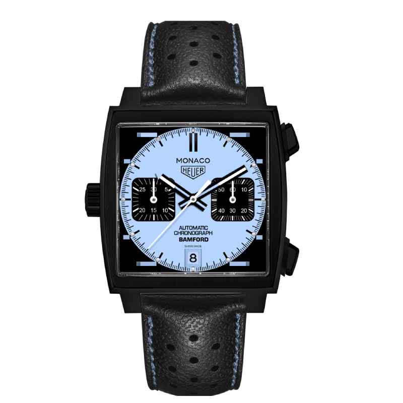 Bamford Watch Depart and Tag Heuer Monaco Automatic