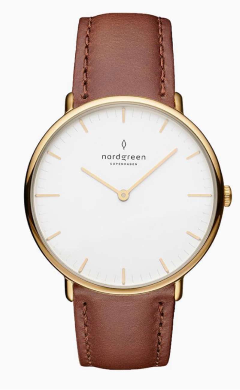 Nordgreen Native leather watch