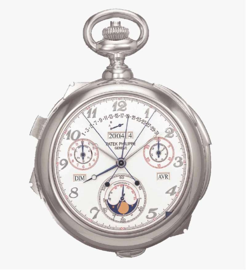 Patek Philippe White Gold clock