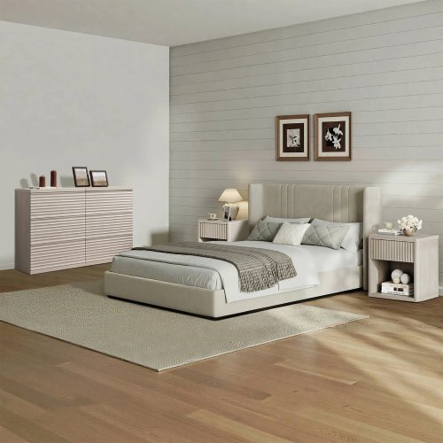 Sicotas Stria Chest of 6 Drawers Bedroom Sets