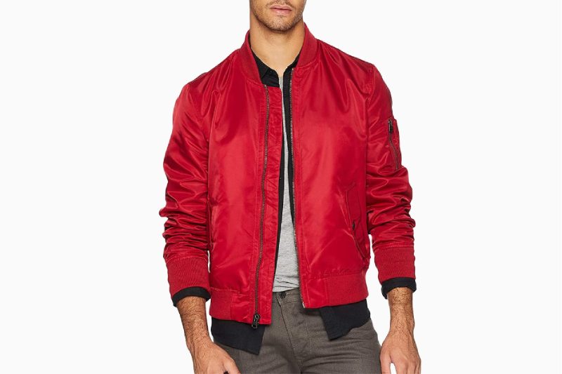 Levi's MA-1 Red Bomber Jacket