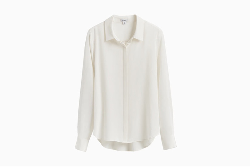 Cuyana Button Down White Shirt